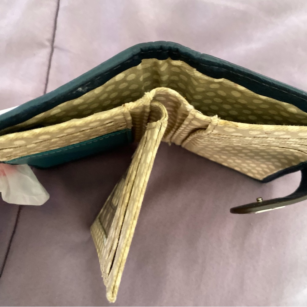 Fossil Ruby Short Wallet Patchwork Rare Item - image 5